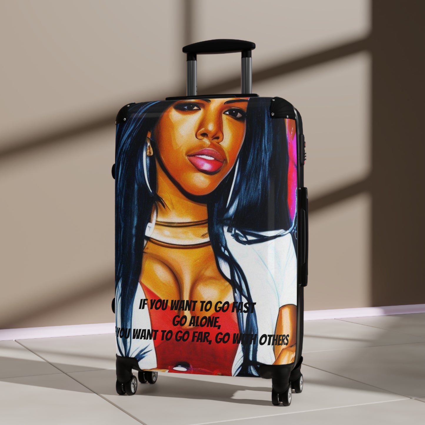 Aaliyah Tribute Suitcases