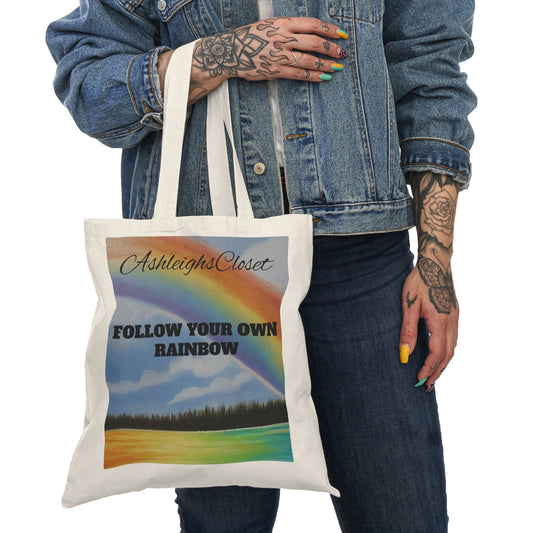 Follow Your Own Rainbow Tote Bag
