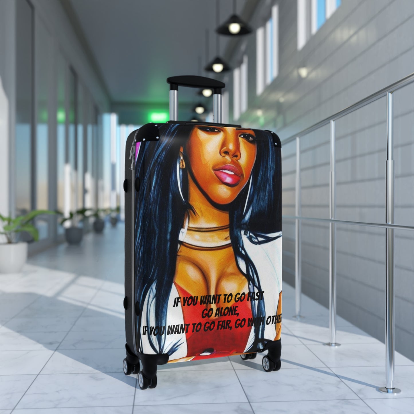 Aaliyah Tribute Suitcases