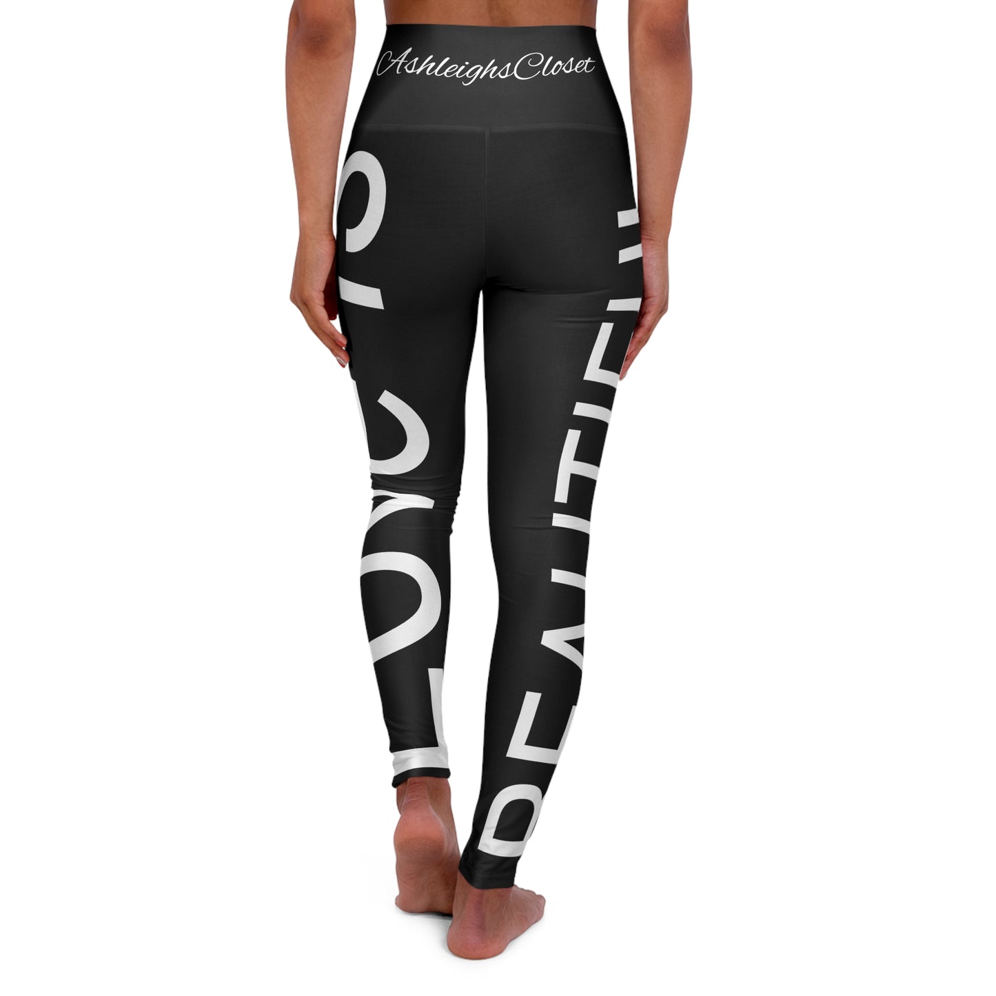 High Waisted Love Is Beautiful Yoga Leggings