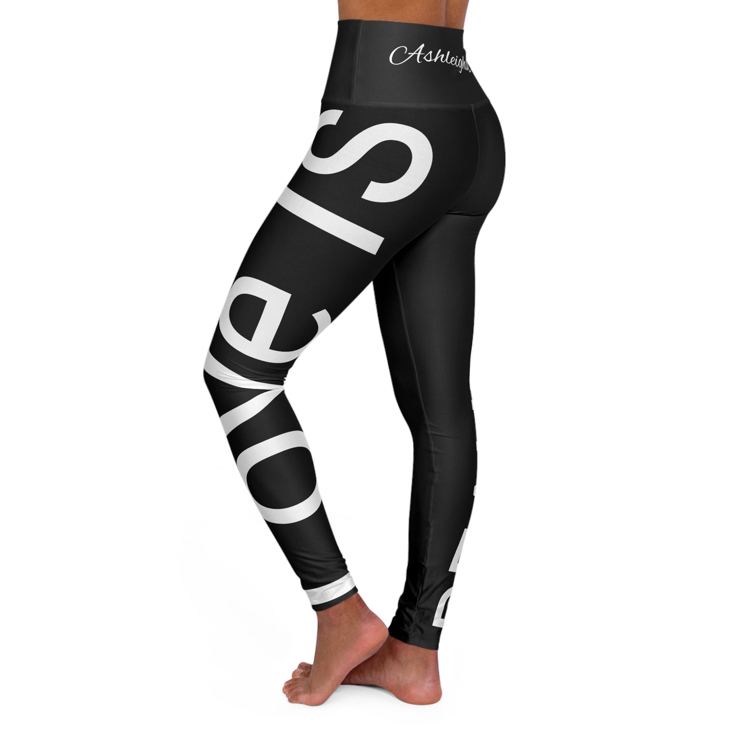 High Waisted Love Is Beautiful Yoga Leggings