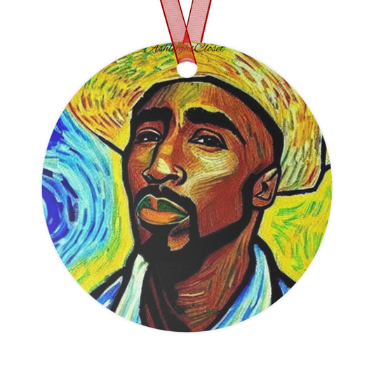 Metal AshleighsCloset Tupac Impressions Ornament