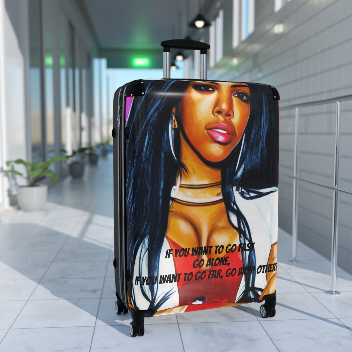 Aaliyah Tribute Suitcases