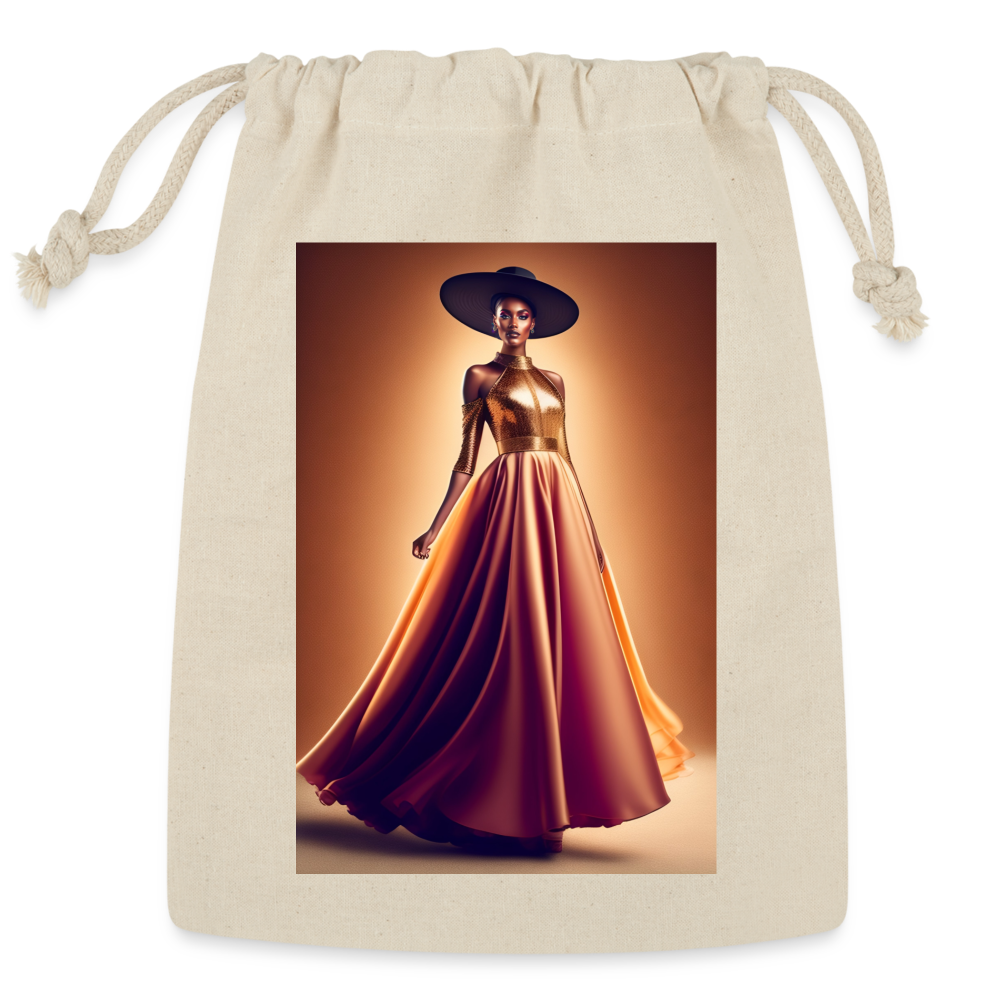 AshleighsCloset Logo Reusable Gift Bag - Natural