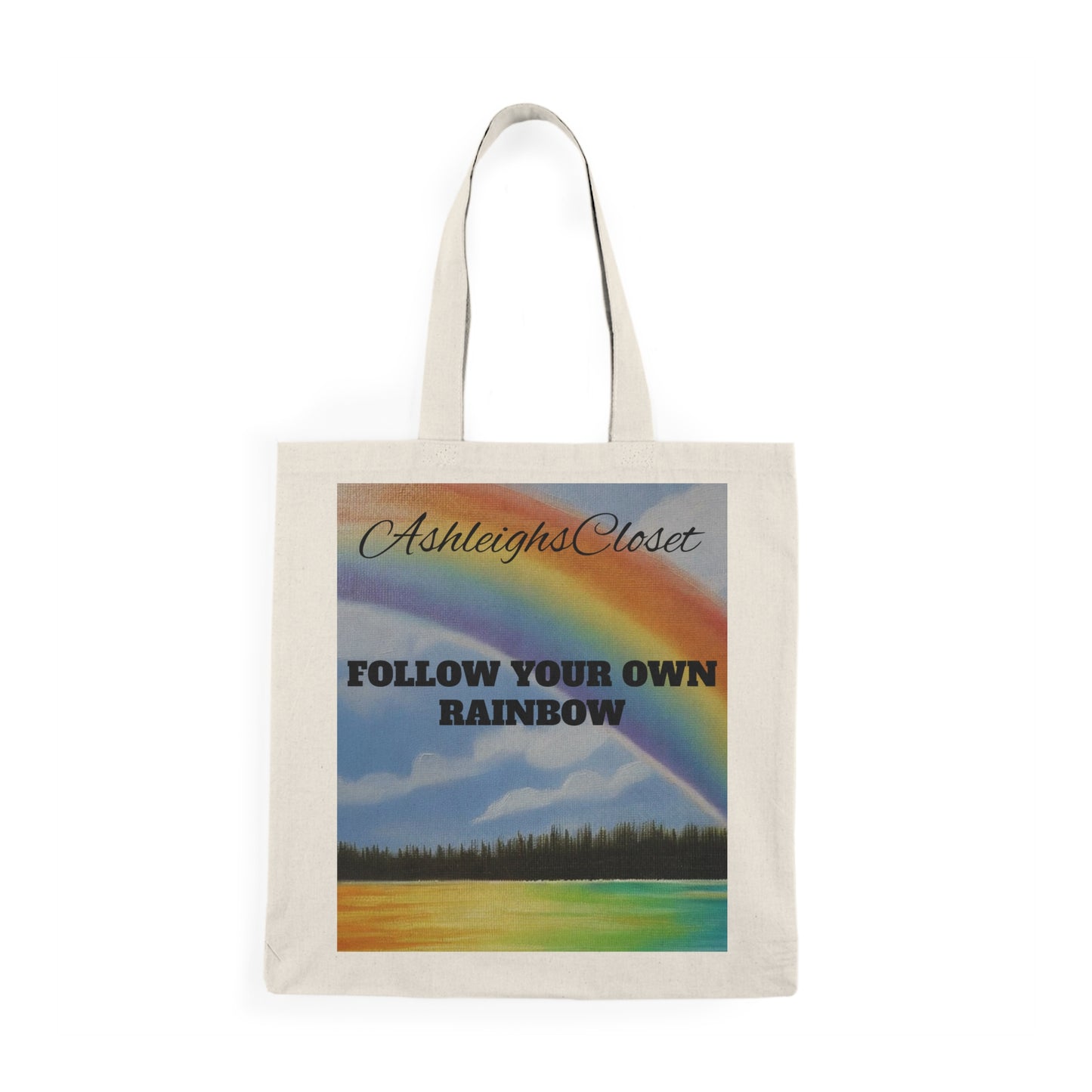 Follow Your Own Rainbow Tote Bag