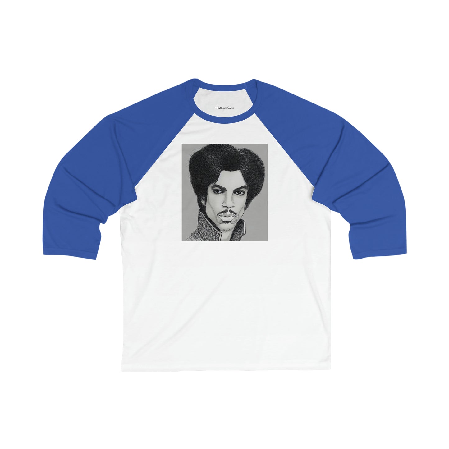 Unisex 3\4 Sleeve Sketching Prince Baseball Tee