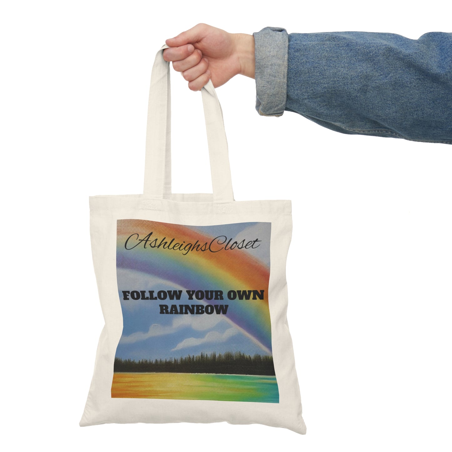 Follow Your Own Rainbow Tote Bag